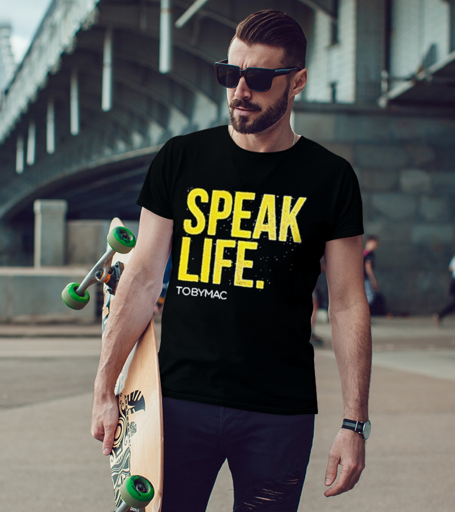 TOBYMAC Speak Life Yellow T-Shirt