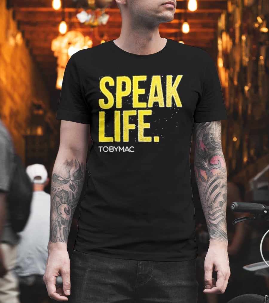 TOBYMAC Speak Life Yellow T-Shirt