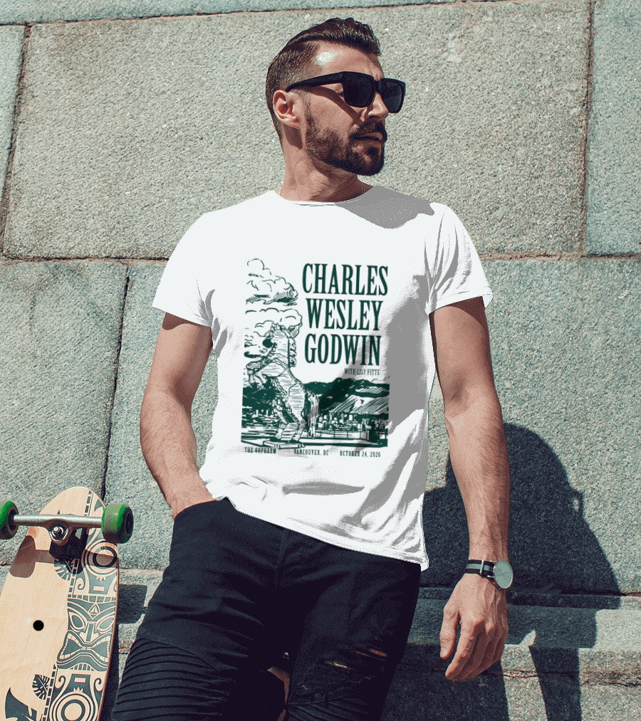 Charles Wesley Godwin With Lily Fitts The Orpheum Vancouver BC October 24 2026 T-Shirt