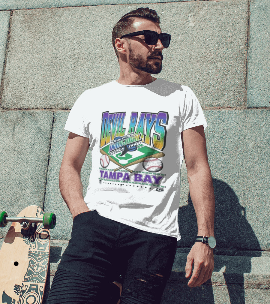 Tampa Bay Devil Rays Inaugural Season 1998 T-Shirt