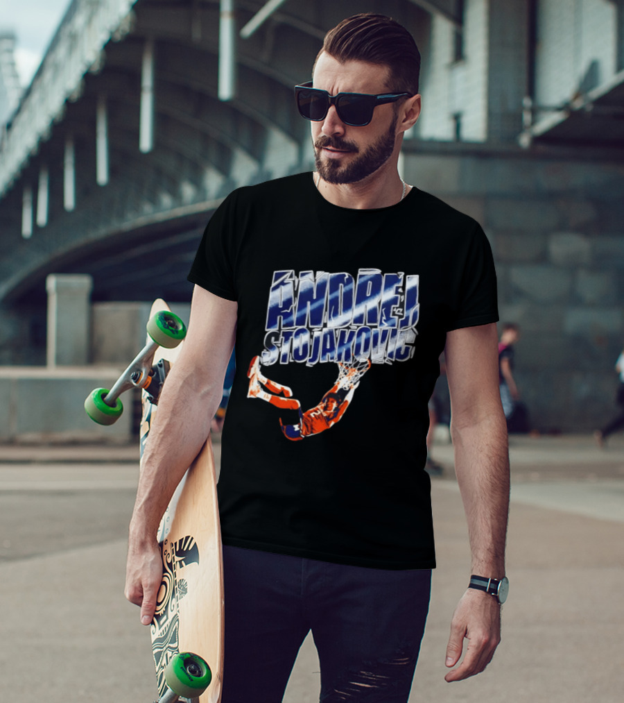 Andrej Stojakovic Dunk Illinois Fighting Illini Men's Basketball T-Shirt