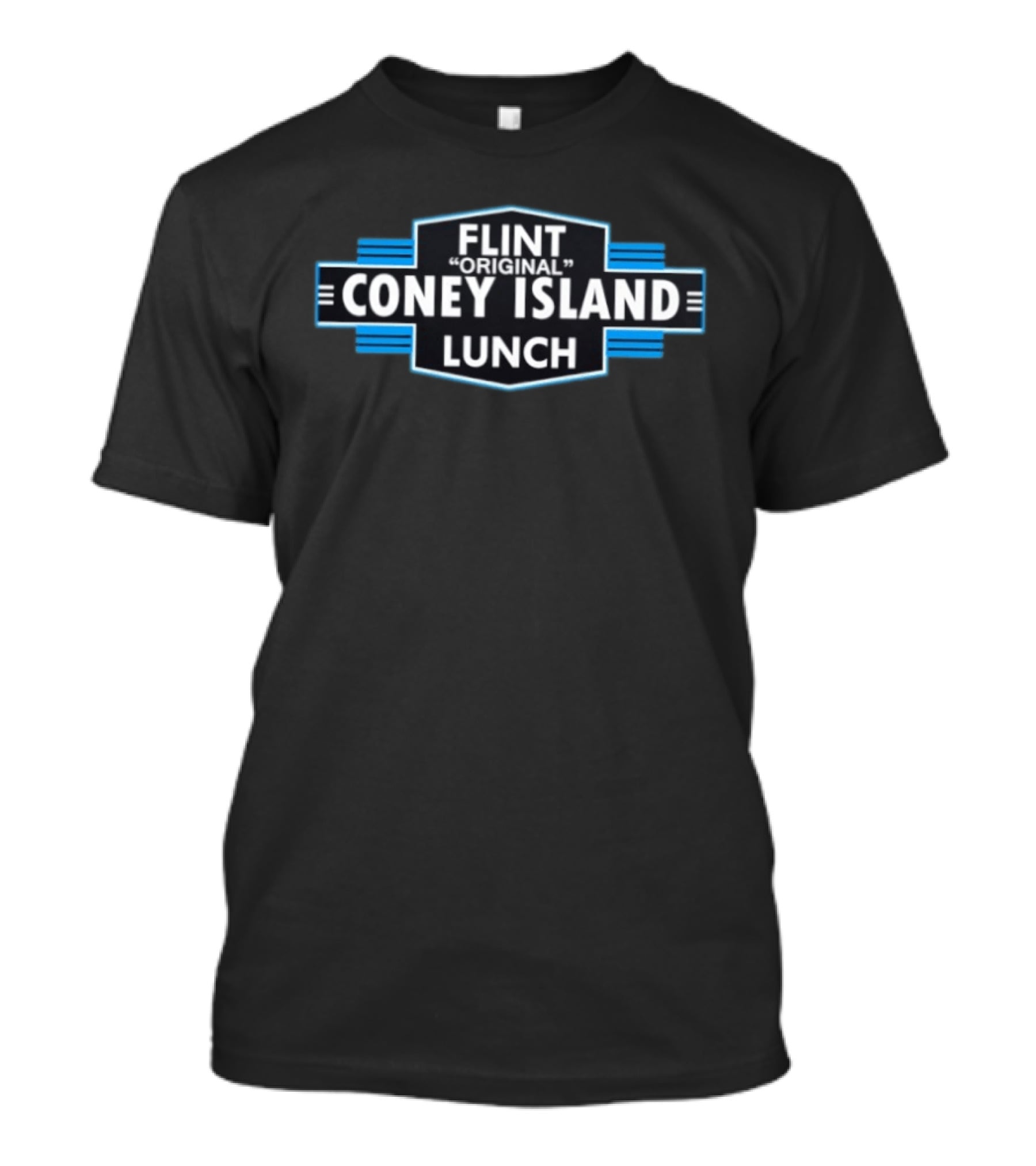 Flint Original Coney Island Lunch Retro Sign T-Shirt