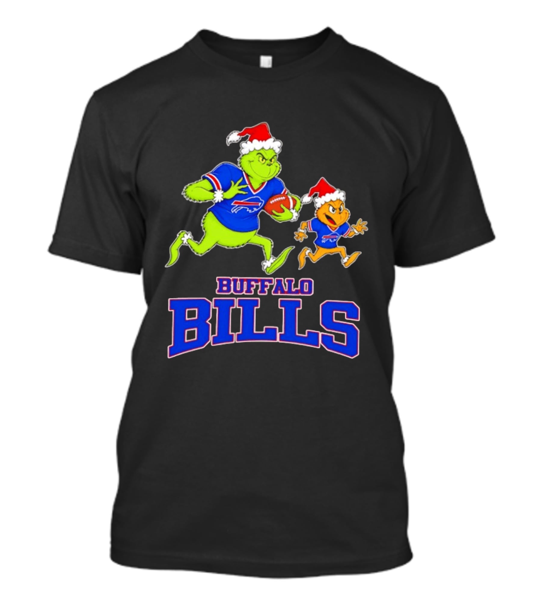 Buffalo Bills Grinch Christmas Football Holiday T-Shirt