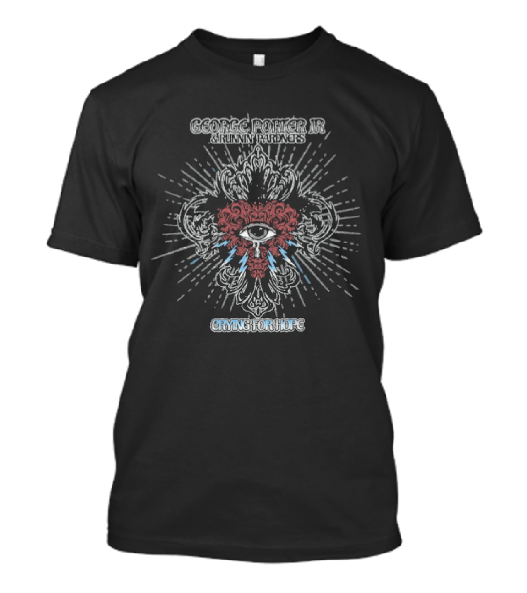 George Porter Jr Runnin' Pardners Crying For Hope Eye Heart Burst T-Shirt