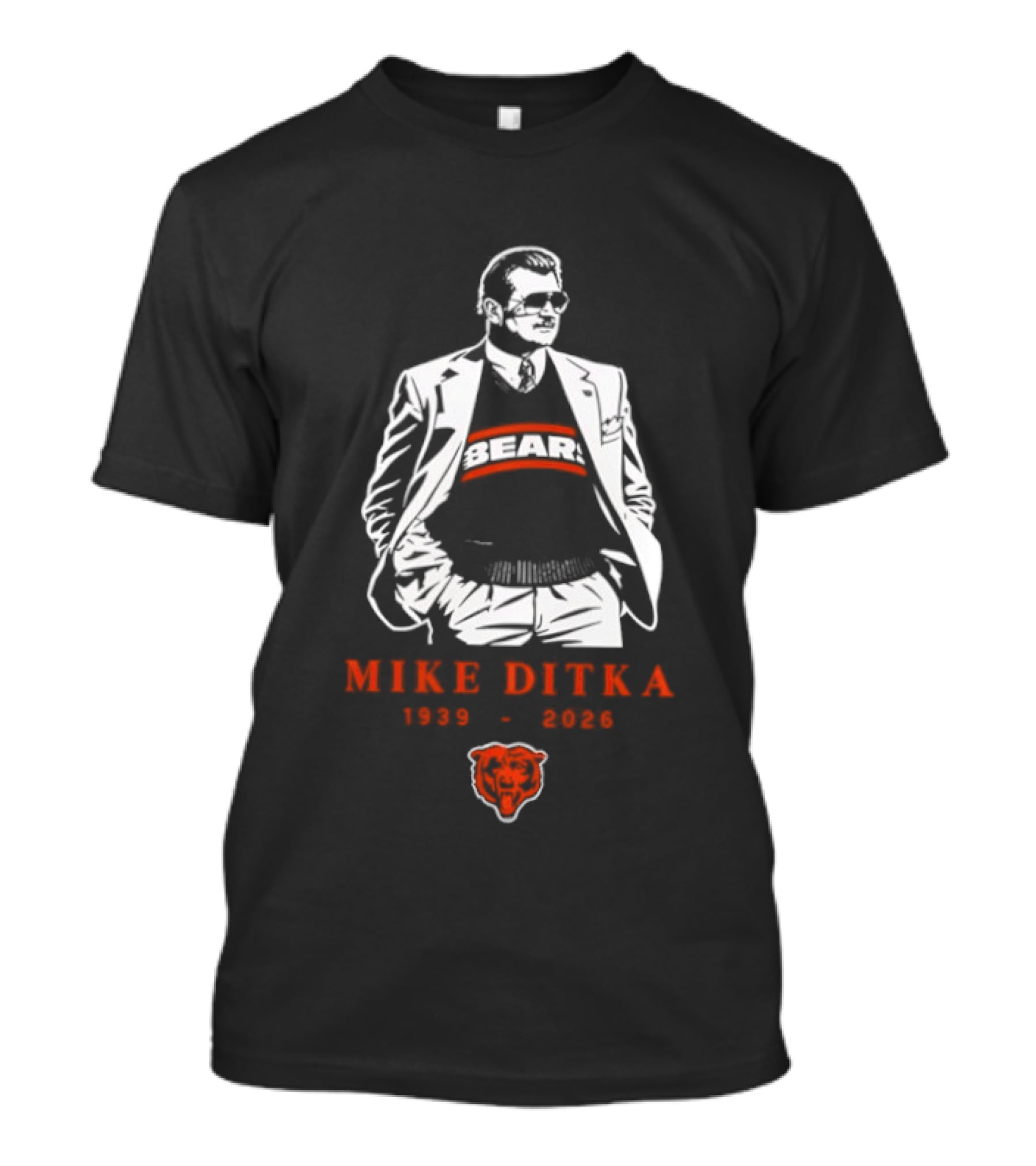 Chicago Bears Mike Ditka Da Coach 1939 2026 T-Shirt
