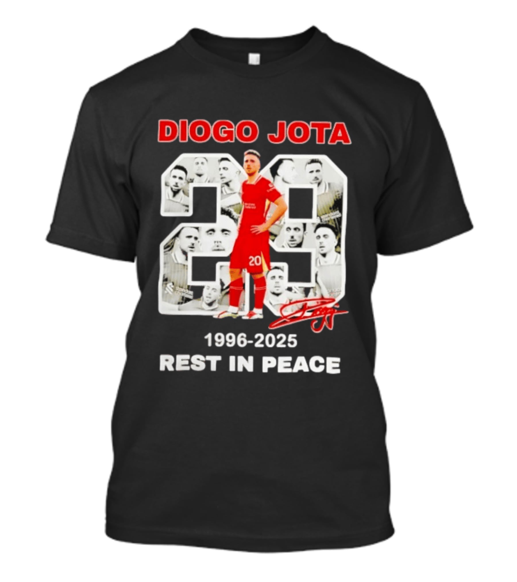 Diogo Jota 1996 2025 Rest In Peace Liverpool FC T-Shirt