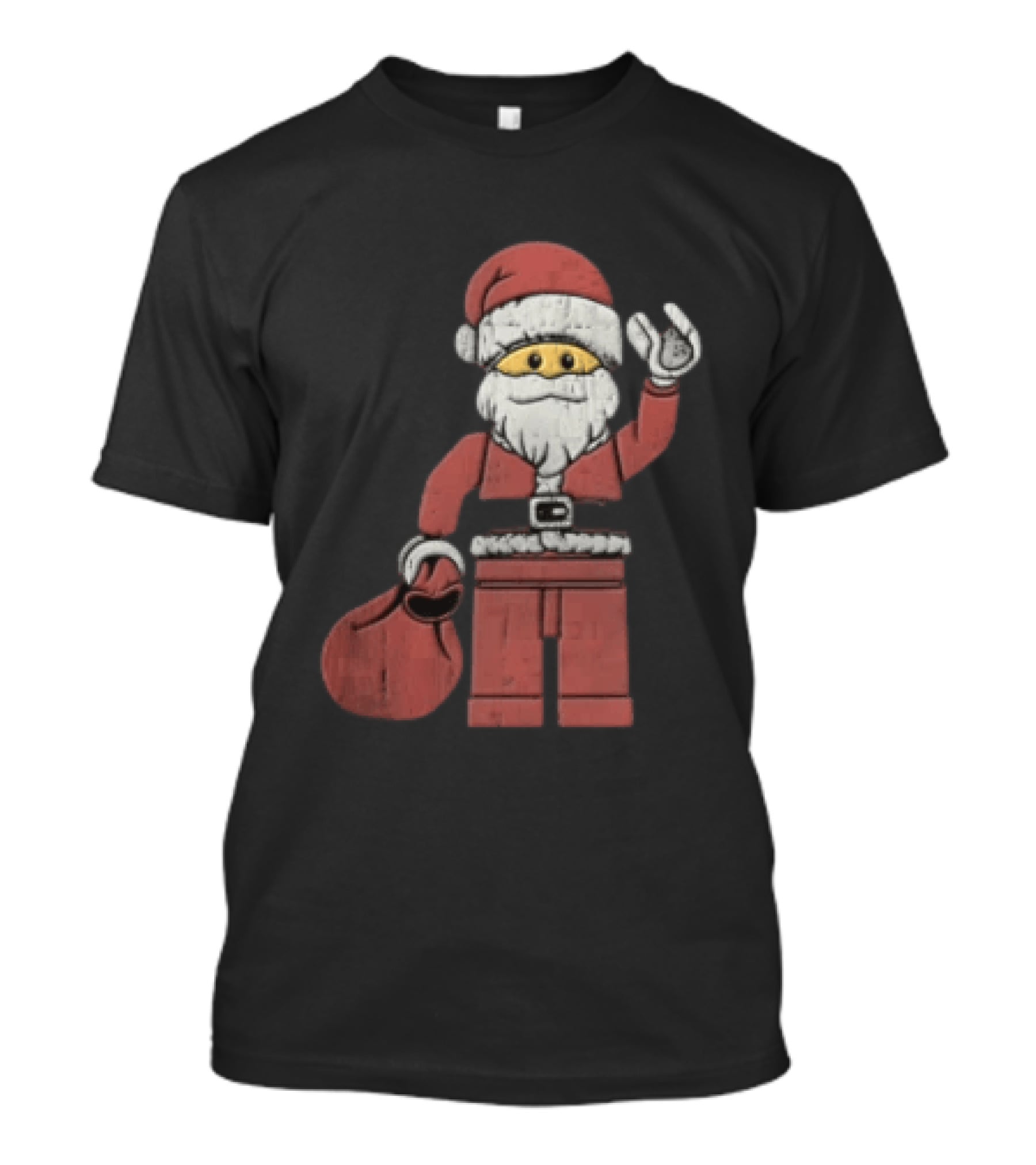 Lego Santa Claus Minifigure Christmas Holiday Outfit T-Shirt
