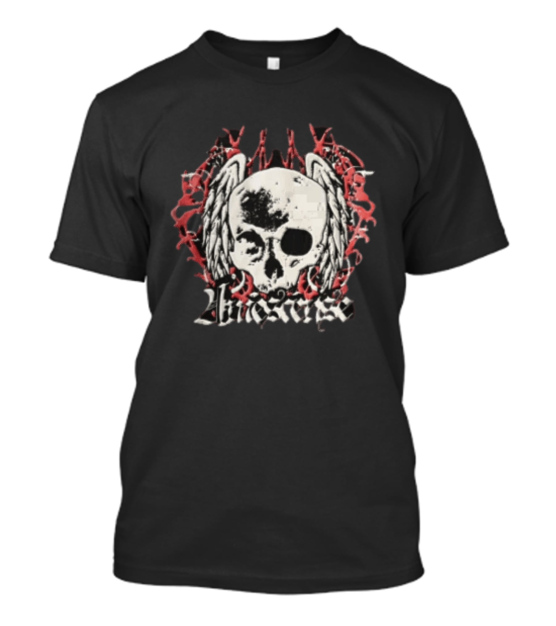 Unrest Winged Skull Red Tribal Essence T-Shirt