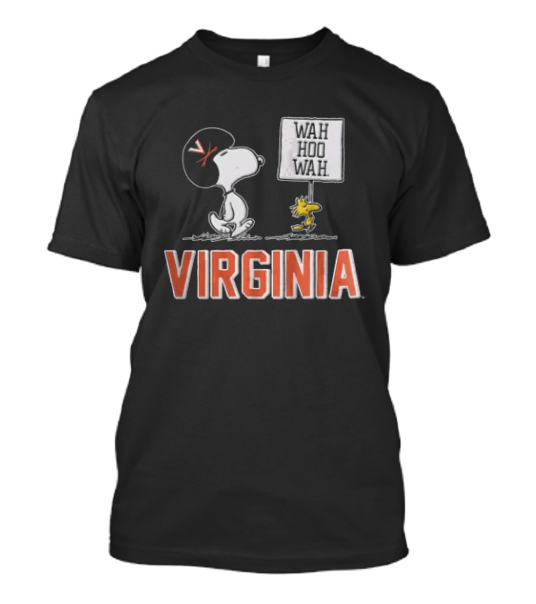 Virginia Cavaliers Wah Hoo Wah Snoopy Woodstock T-Shirt