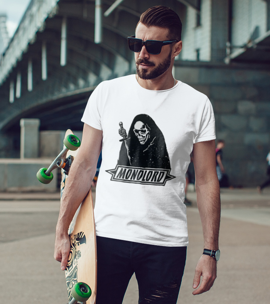 Monolord Grim Reaper Skull With Dagger T-Shirt