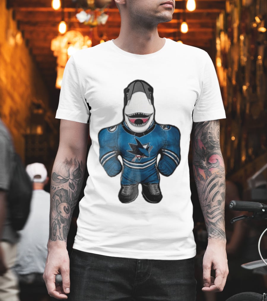 San Jose Sharks Mascot Jersey Plush Toy T-Shirt