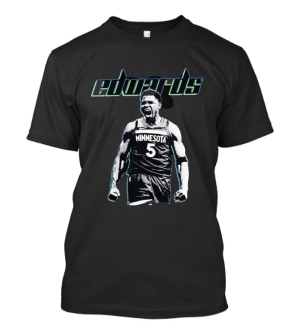 Minnesota Timberwolves Anthony Edwards Number 5 T-Shirt