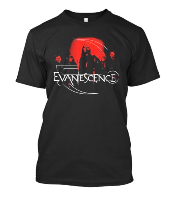 Evanescence Red Paint Group Image T-Shirt