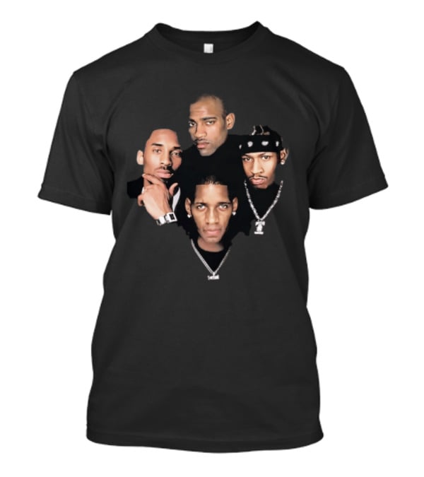 Kobe Bryant Allen Iverson Tracy McGrady Vince Carter Basketball Legends T-Shirt