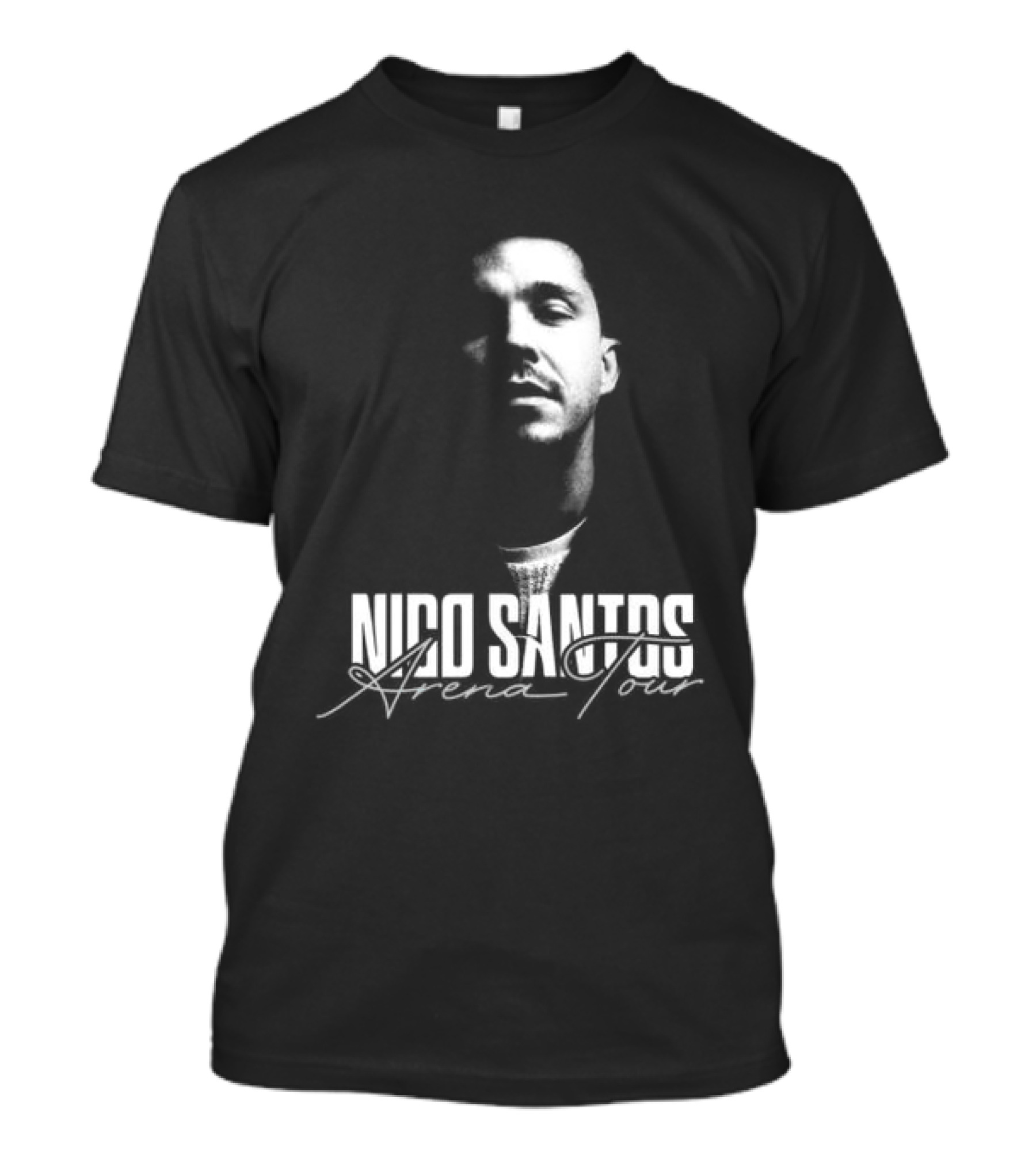 Nico Santos Arenatour 2026 Human Being Store Washed Black T-Shirt