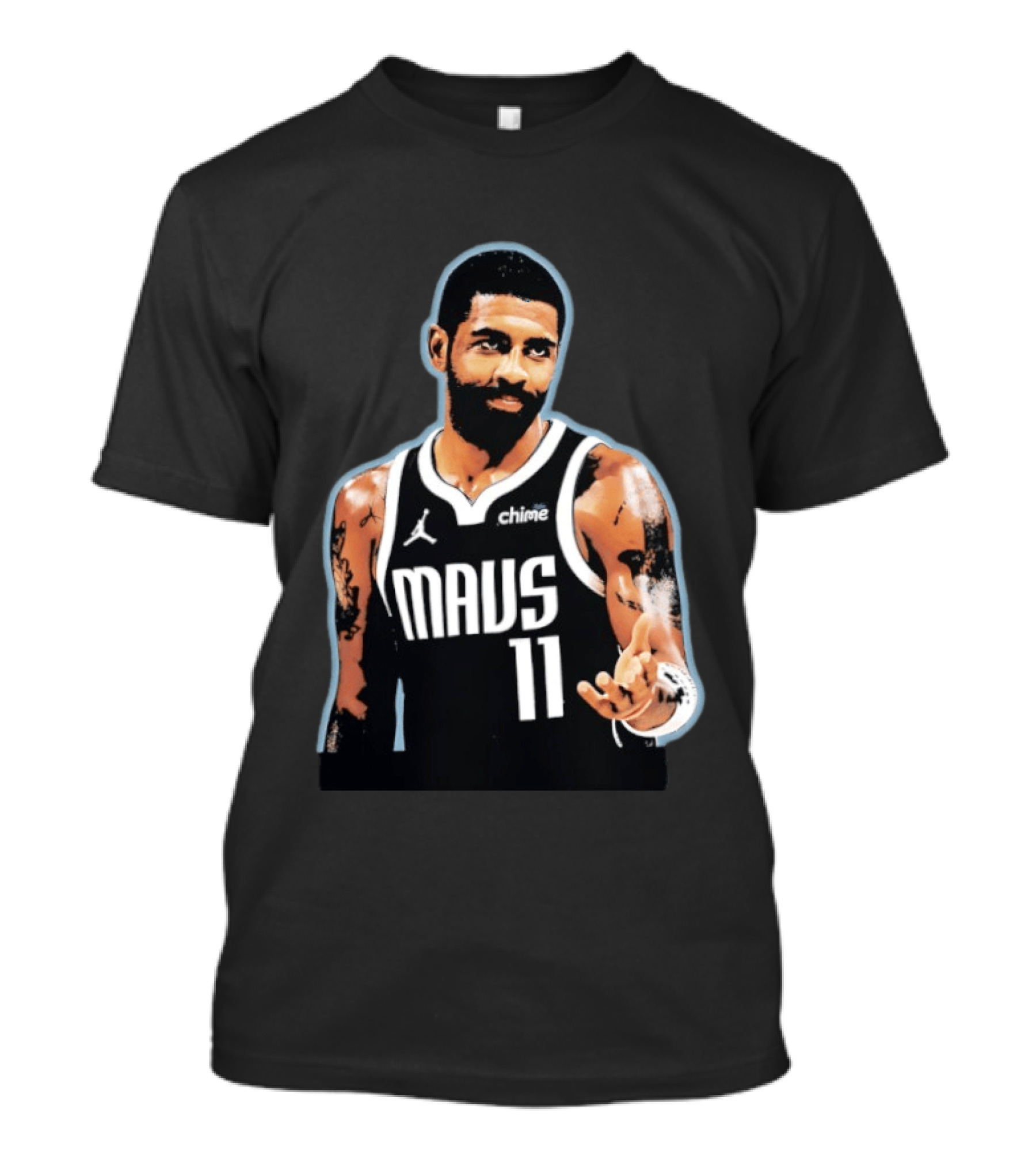 Kyrie Irving Mavs 11 Jersey Chime Dallas Mavericks T-Shirt