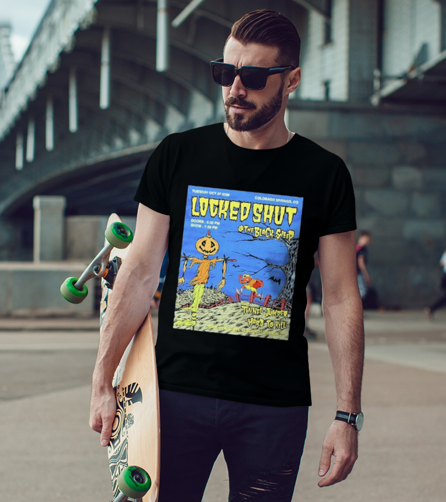 Locked Shut The Black Sheep Tunnel Jumper Hard To Kill Colorado Springs October 27 2026 T-Shirt