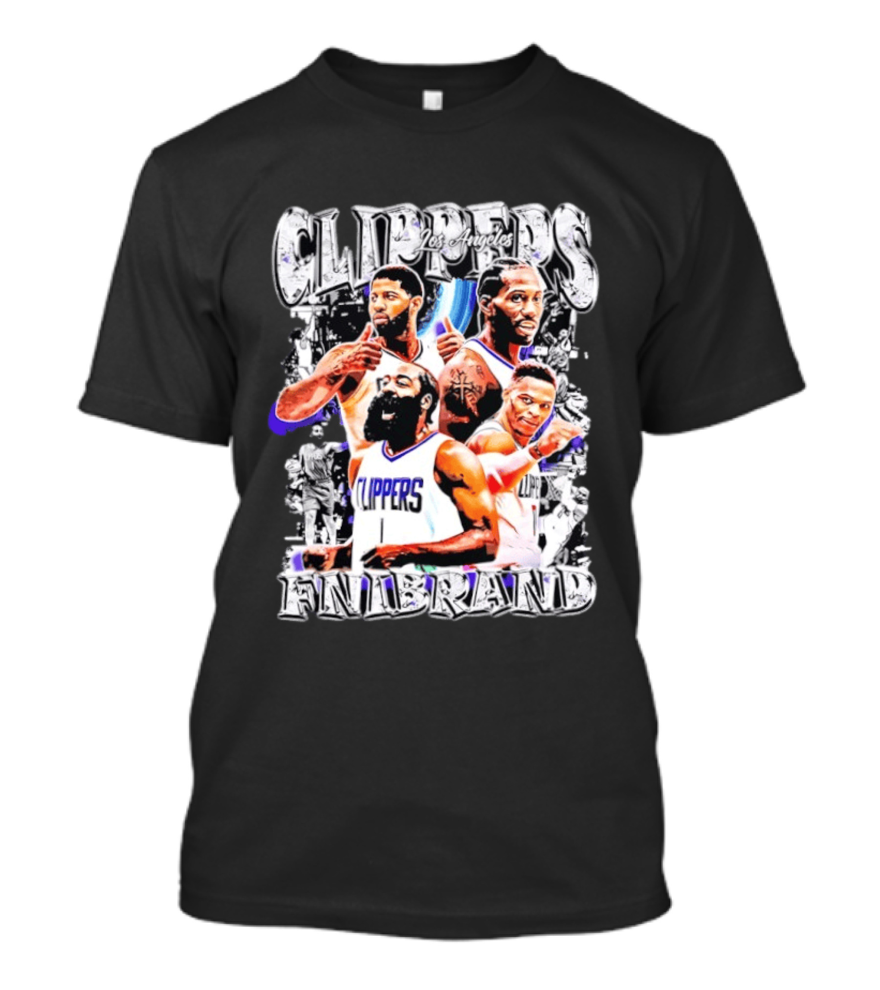 Los Angeles Clippers Fnibrand Bootleg Players T-Shirt