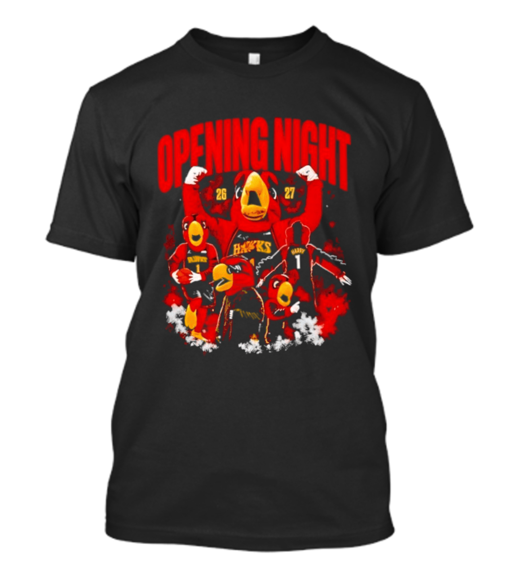 Iowa Hawkeyes Herky Mascot Opening Night 2026 Celebration T-Shirt