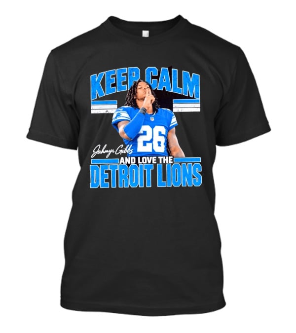 Keep Calm Jahmyr Gibbs Love The Detroit Lions T-Shirt