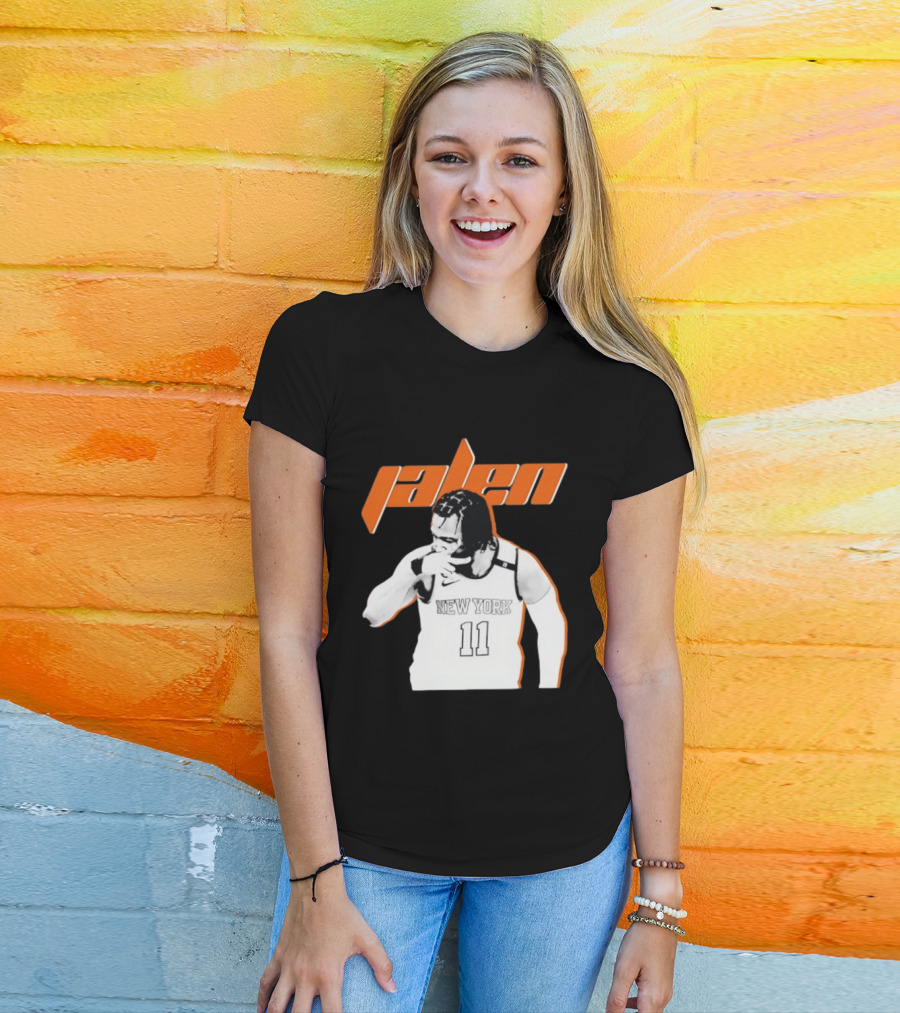 Jalen Brunson New York Knicks Number 11 Player T-Shirt