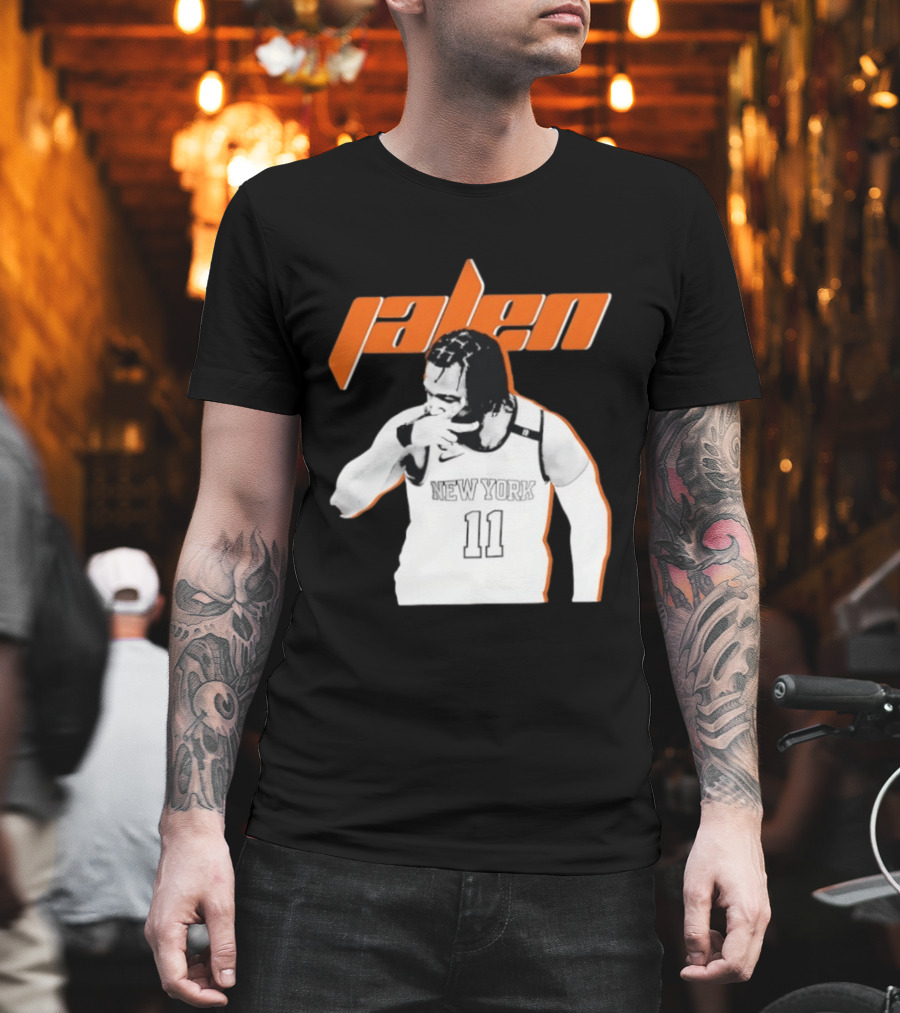 Jalen Brunson New York Knicks Number 11 Player T-Shirt