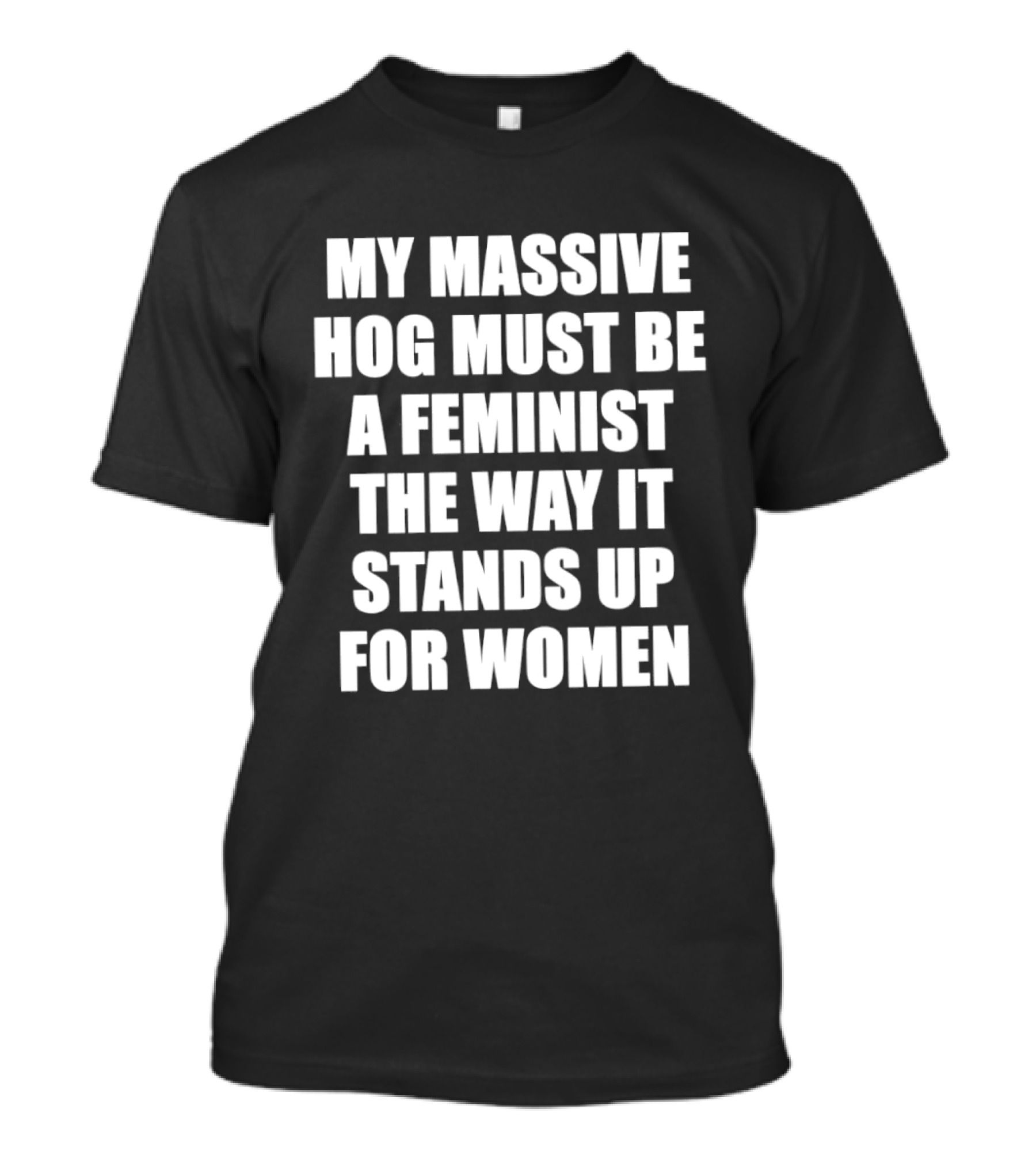 My Massive Hog Must Be A Feminist The Way It Stands Up For Women T-Shirt