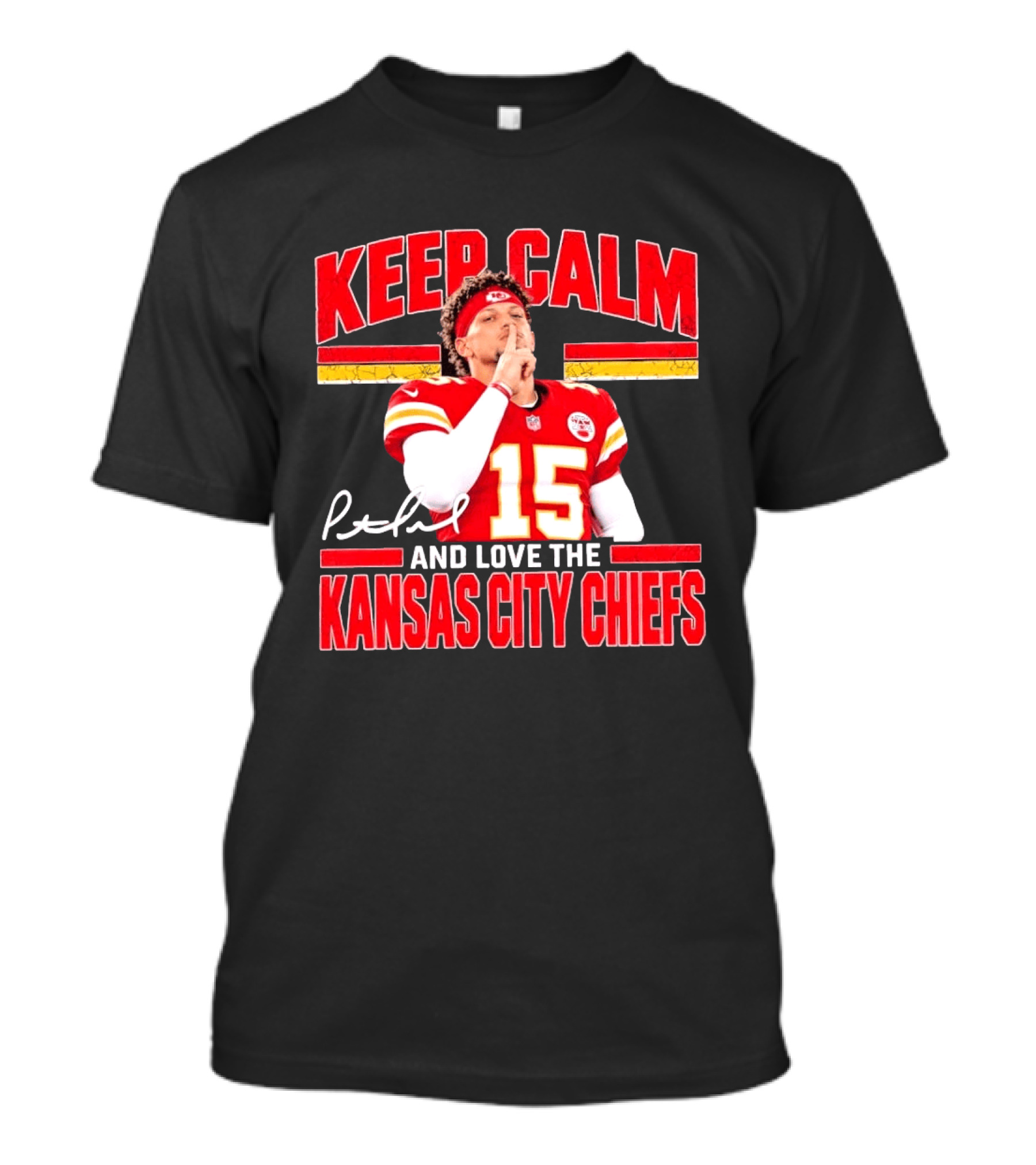 Patrick Mahomes Keep Calm And Love The Kansas City Chiefs T-Shirt