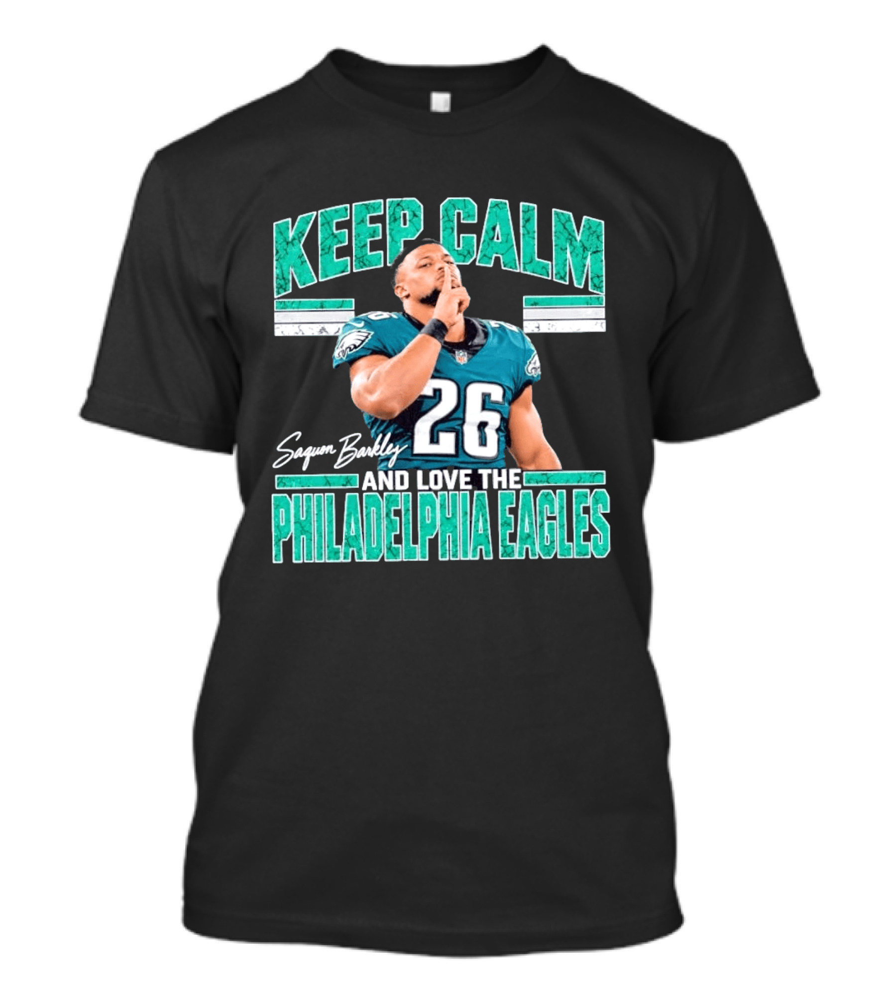 Keep Calm Saquon Barkley Love The Philadelphia Eagles Football T-Shirt