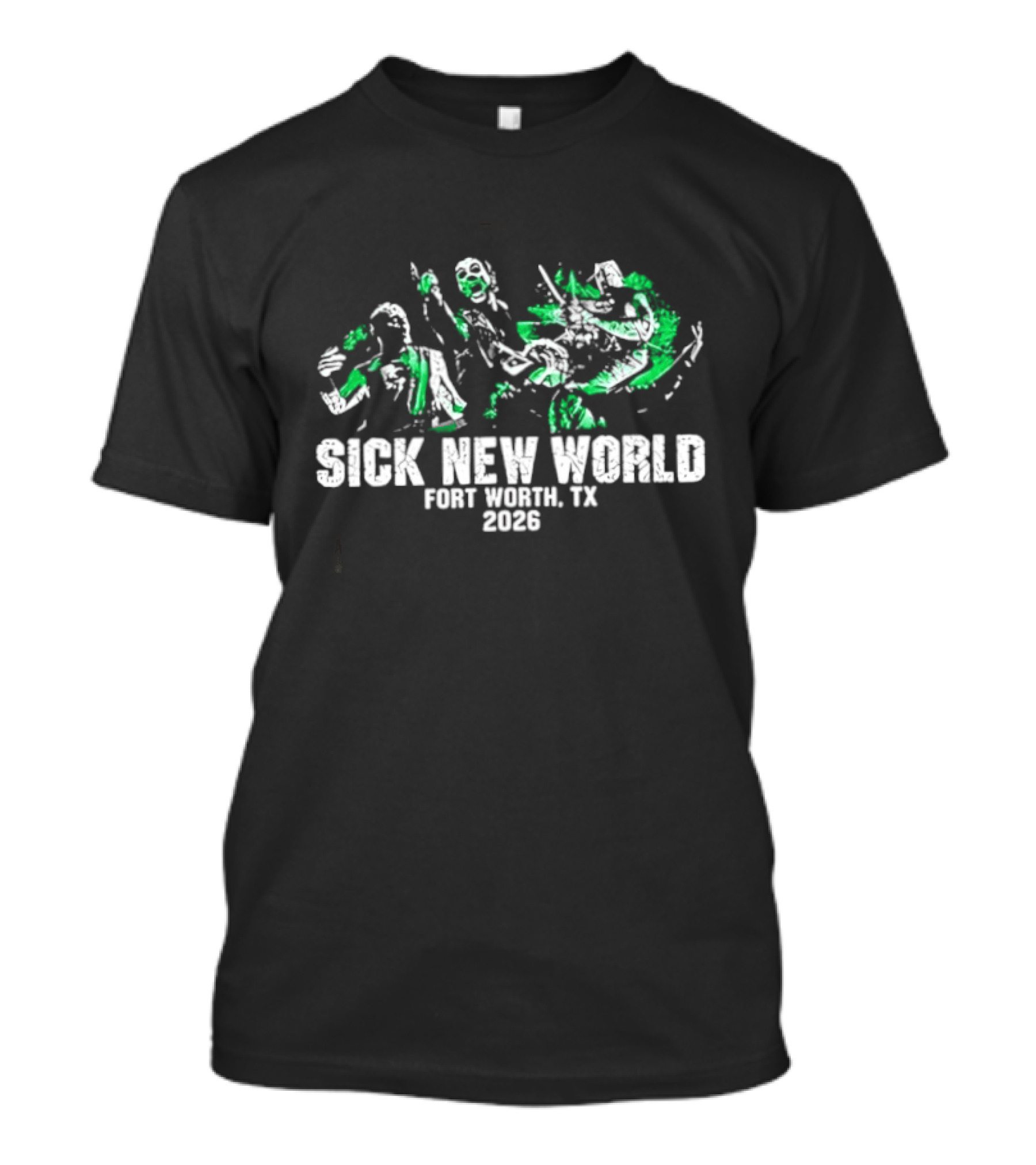 Sick New World Fort Worth TX 2026 Music Festival Event T-Shirt