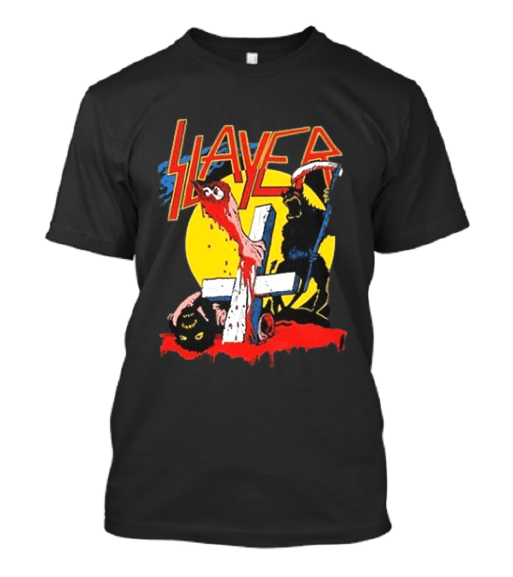 Slayer Reign In Blood 40th Anniversary Gothic Imagery Do You Want To Die T-Shirt