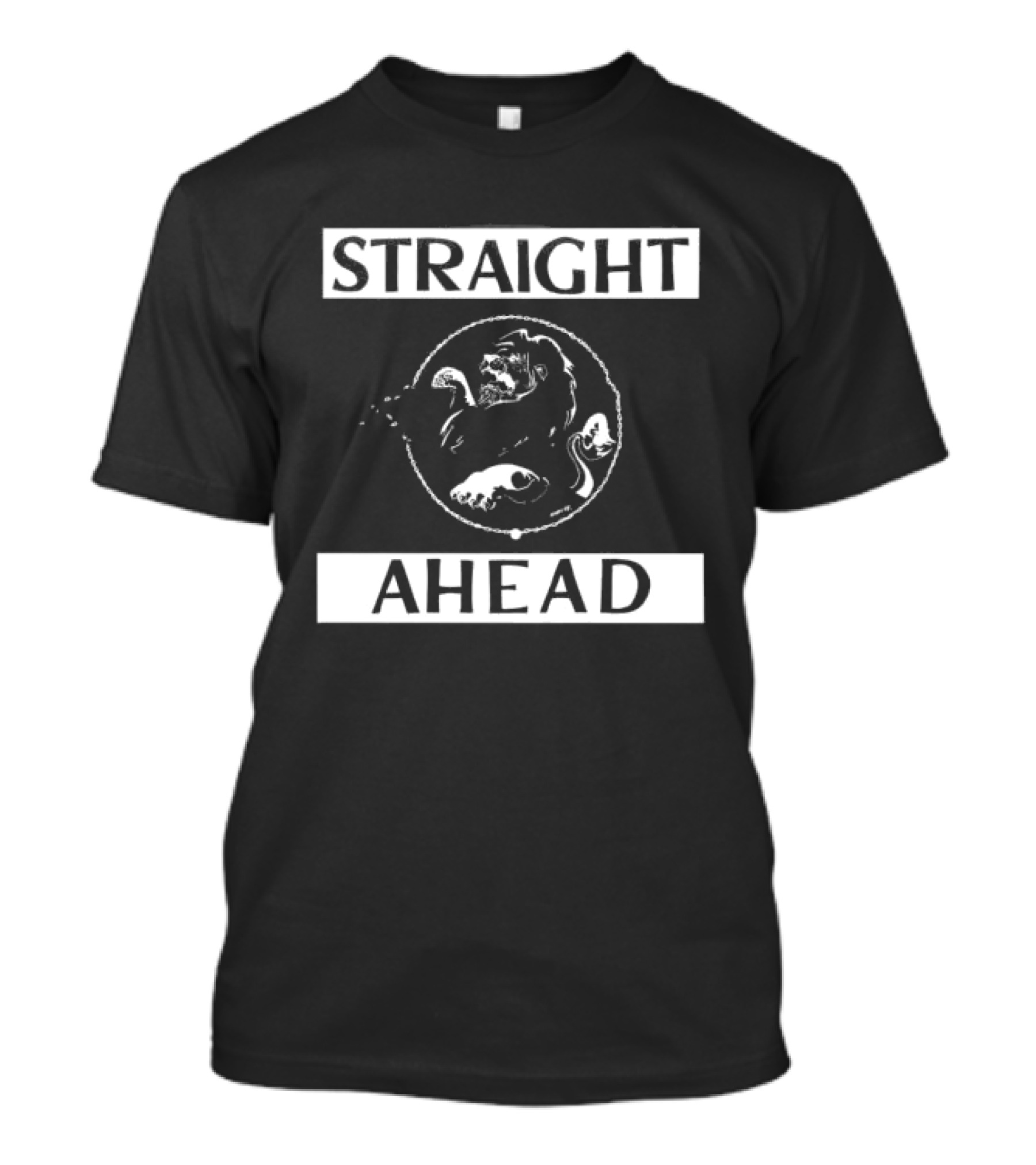 Straight Ahead Store Breakaway Black Lion T-Shirt