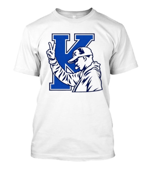 Brandon Walker Will Stein Coach Kentucky Wildcats Peace Gesture T-Shirt