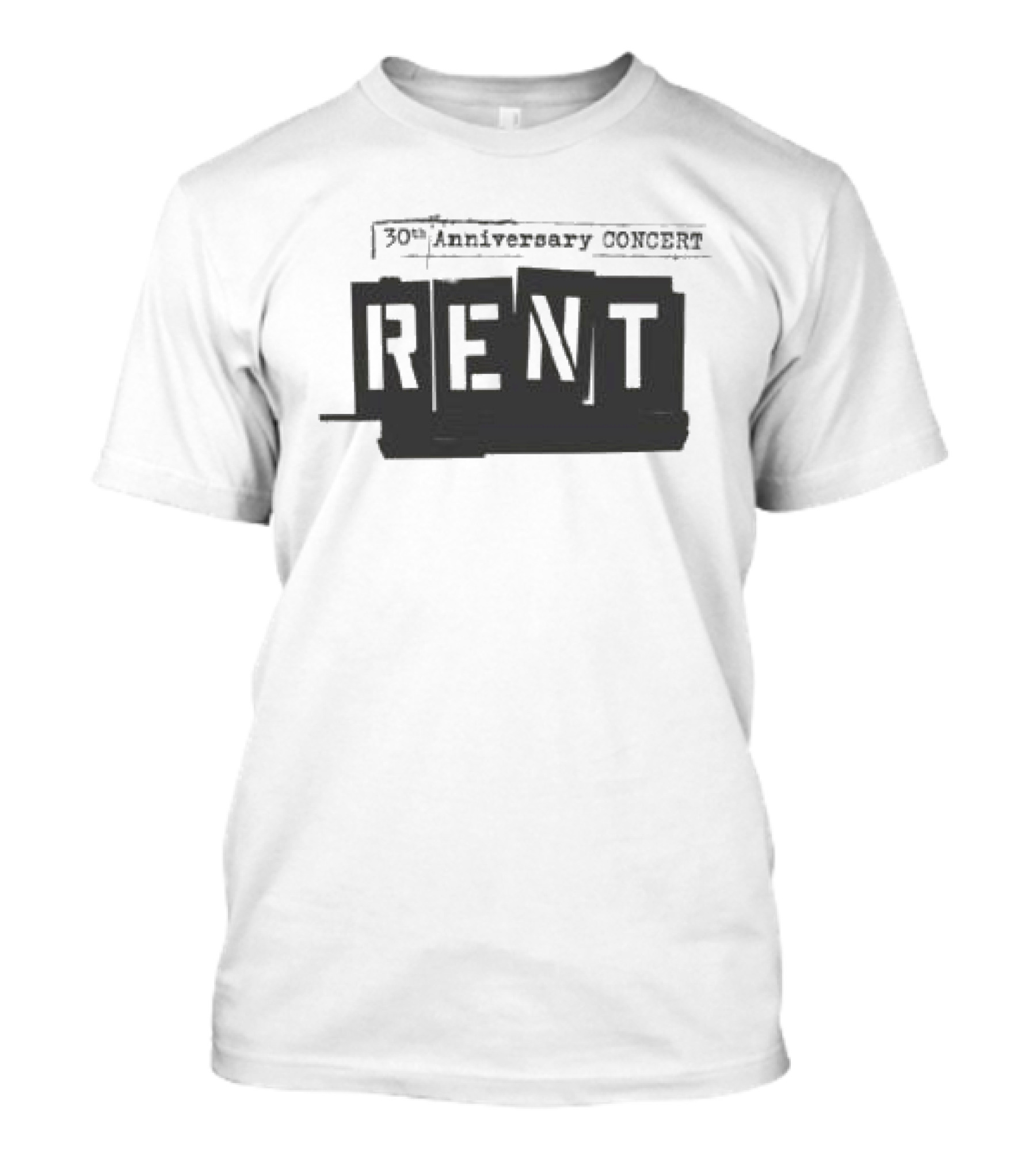 30th Anniversary Concert Rent Broadway Merchandise T-Shirt