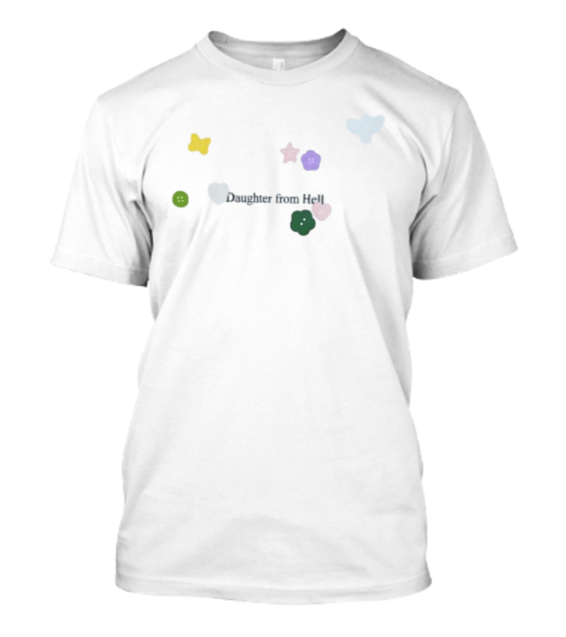 Daughter From Hell Gracie Abrams Flowers And Stars T-Shirt