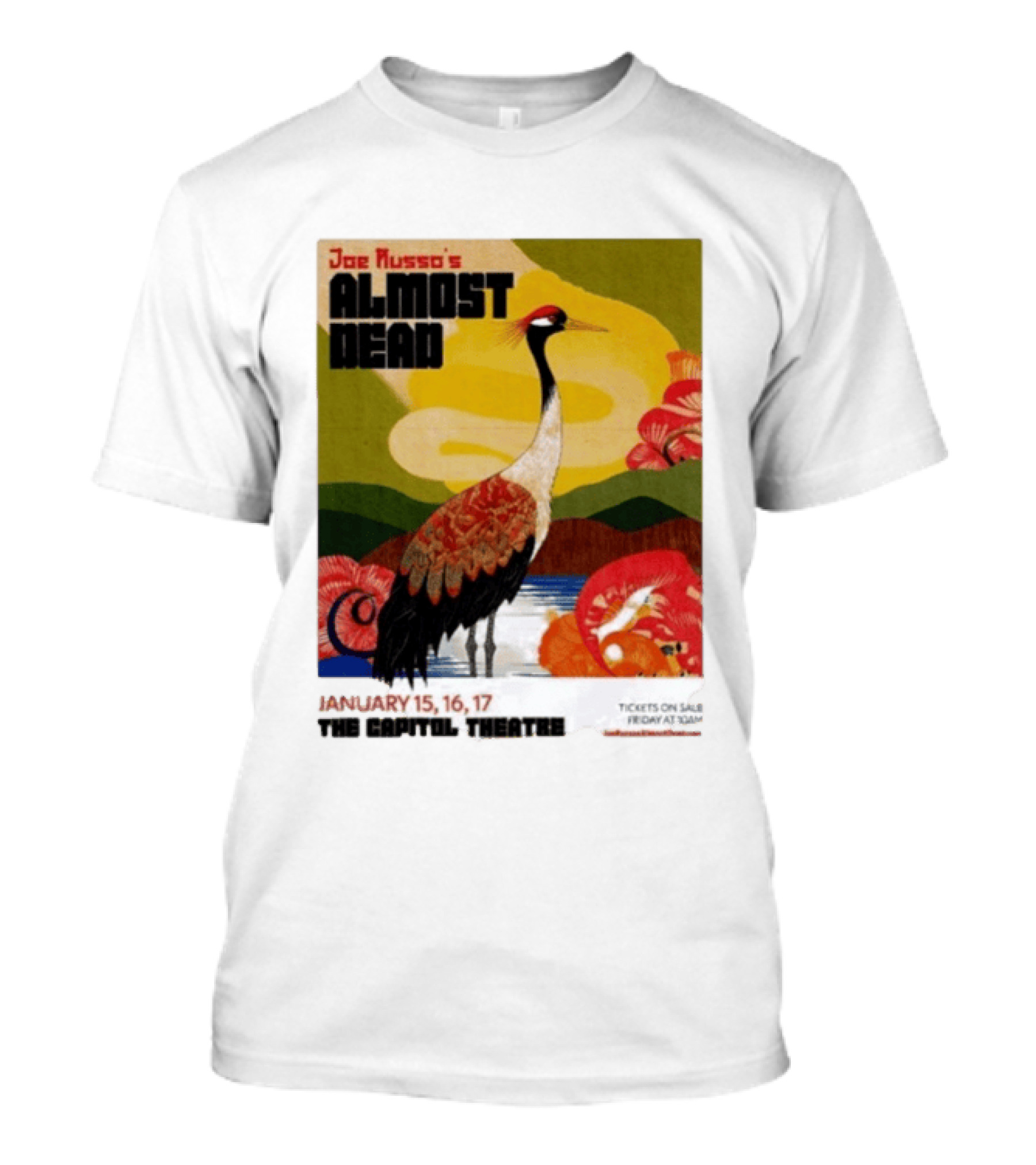 Joe Russo's Almost Dead January 15 16 17 2027 The Capitol Theatre T-Shirt