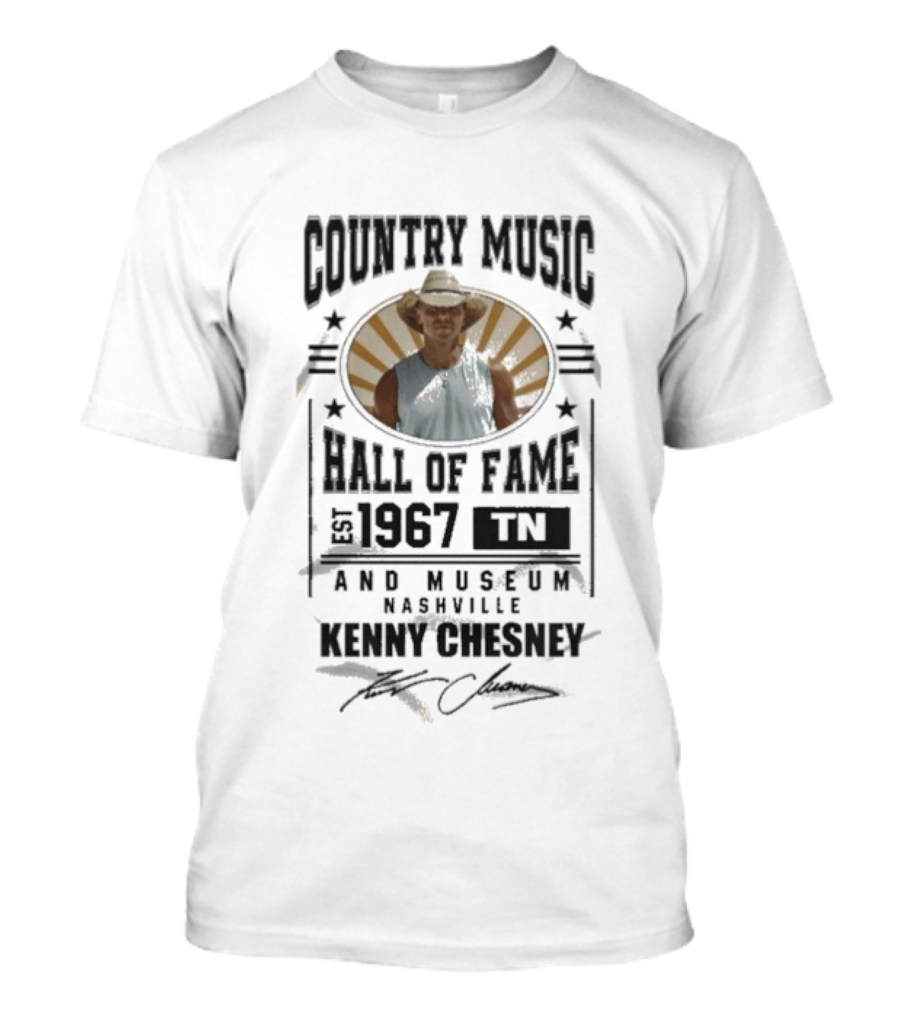Nashville Country Music Hall Of Fame 1967 Kenny Chesney TN T-Shirt
