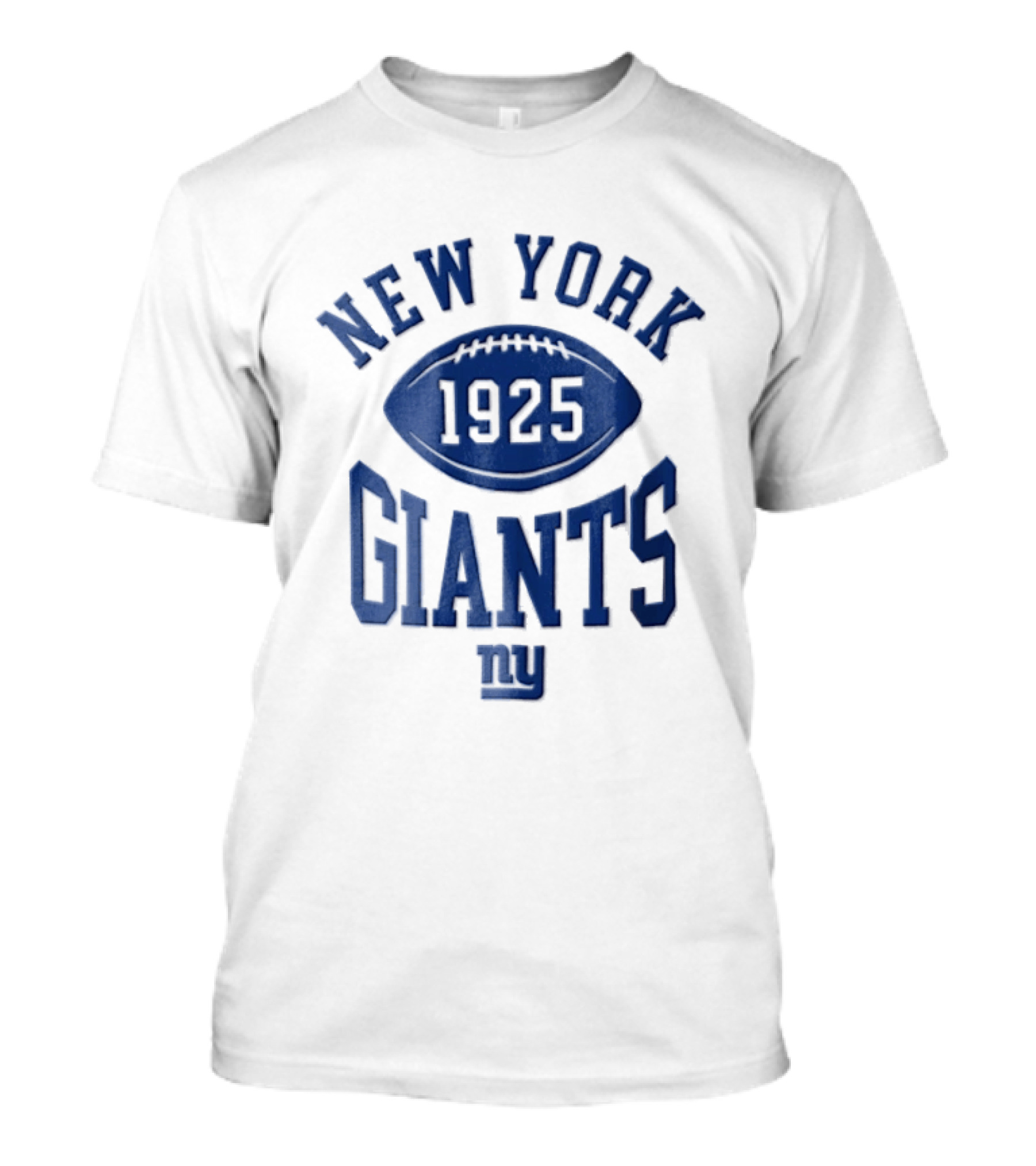 New York Giants 1925 Football Team Blue T-Shirt