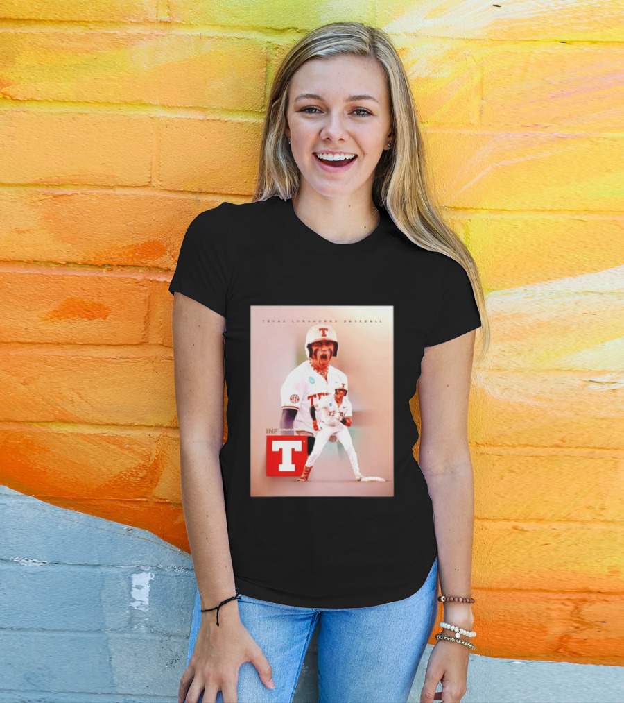 Adrian Rodriguez INF Texas Longhorns Baseball Team T-Shirt