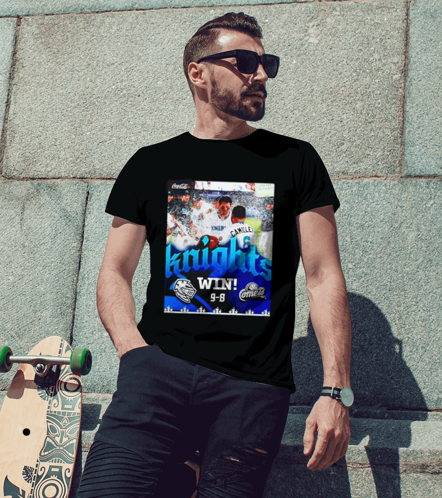 Knights Win 9 8 Against Comets Baseball Celebration T-Shirt