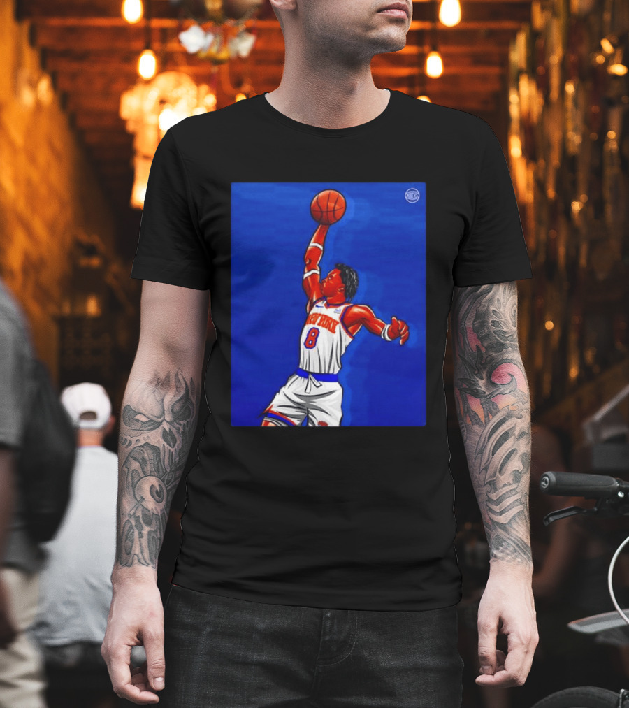 OG Anunoby New York Knicks Dunk Action Moment 8 Jersey T-Shirt