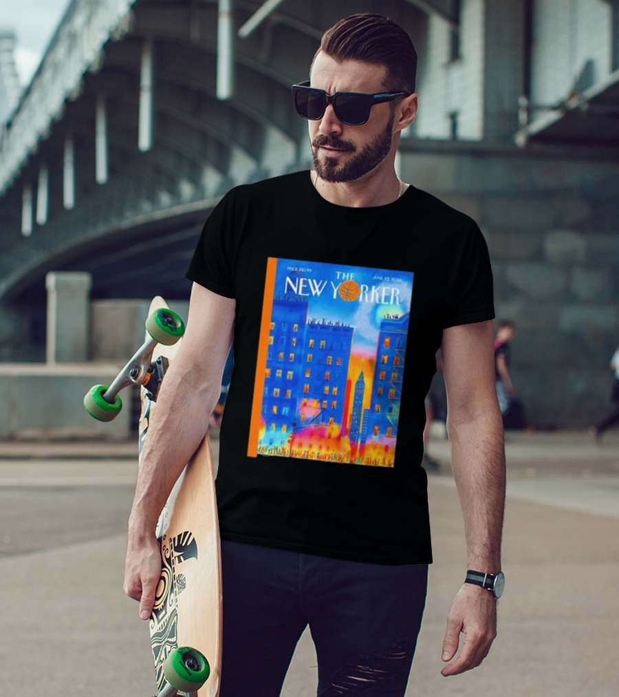 Pierre Emmanuel Lyet The New Yorker June 12 2023 Basketball Art Cover T-Shirt