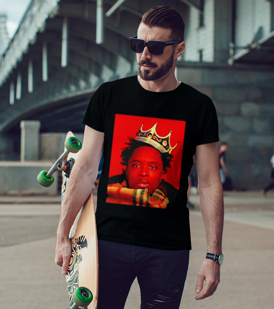 Notorious B.I.G. King Of New York Crowned Burberry Scarf T-Shirt