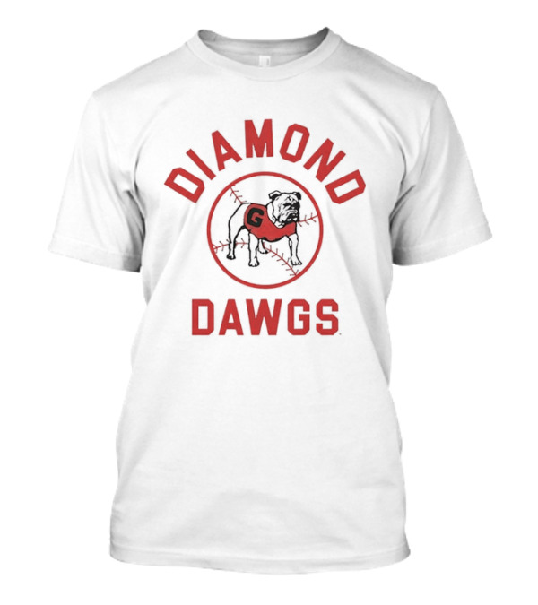 Georgia Bulldogs Diamond Dawgs Baseball Team Bulldogs G T-Shirt