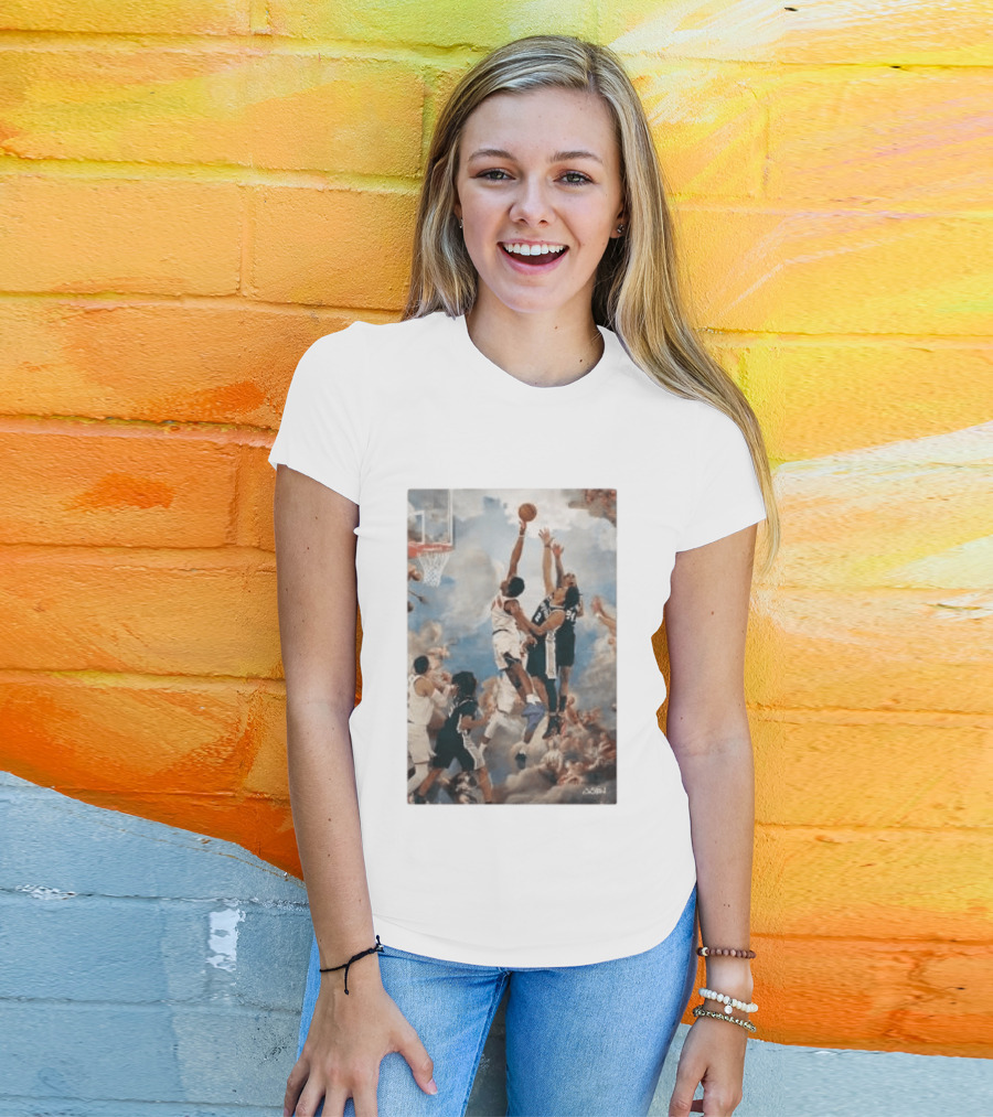 OG Anunoby Slam Dunk Basketball Masterpiece With Cloud T-Shirt