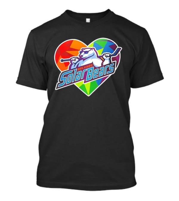 Orlando Solar Bears Pride Night 2026 Heart T-Shirt