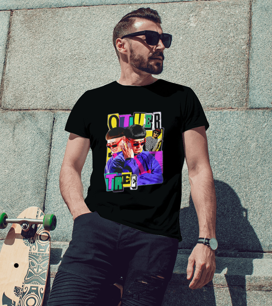 Oliver Tree 1993 2026 Memorial Collage With Retro Sunglasses T-Shirt
