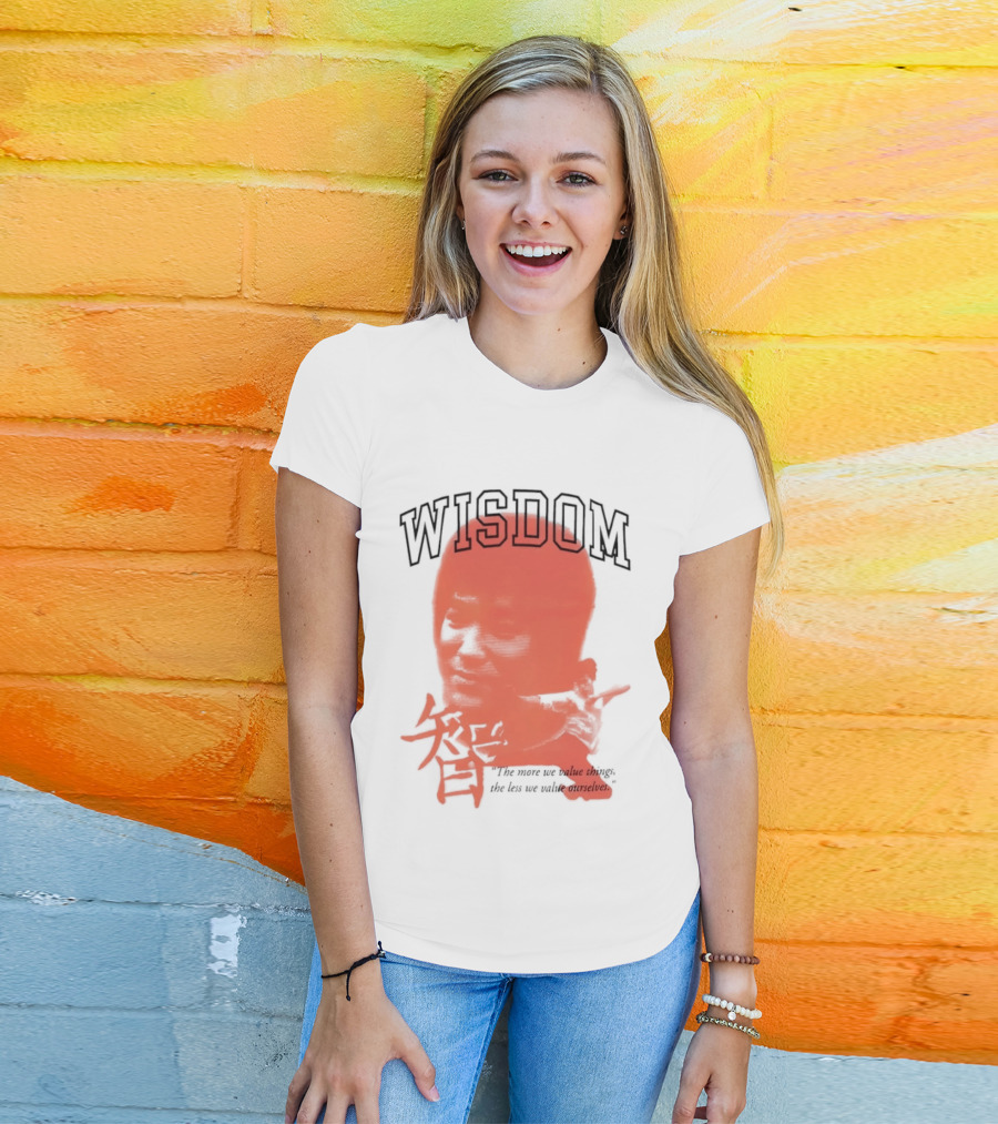 Bruce Lee Awake NY Wisdom Red T-Shirt