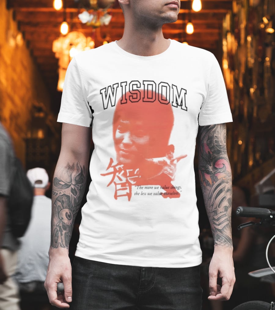 Bruce Lee Awake NY Wisdom Red T-Shirt