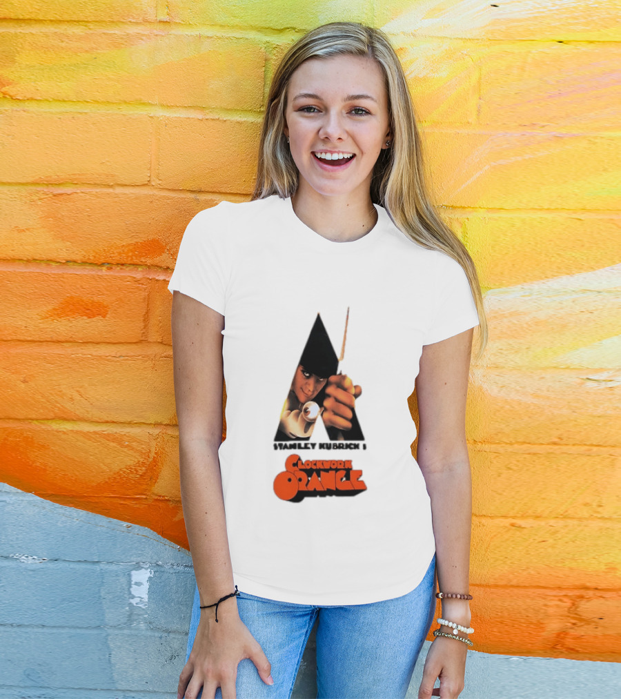 Stanley Kubrick's A Work Orange Alex DeLarge Iconic Film T-Shirt